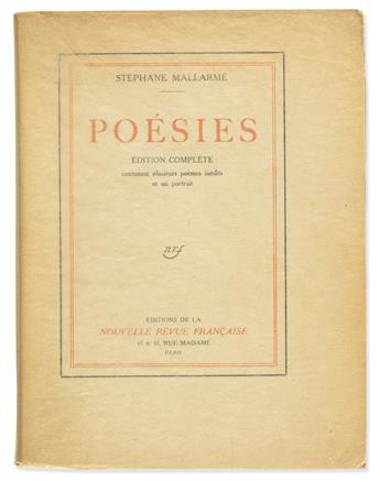 MALLARMÉ, STÉPHANE. Poésies.